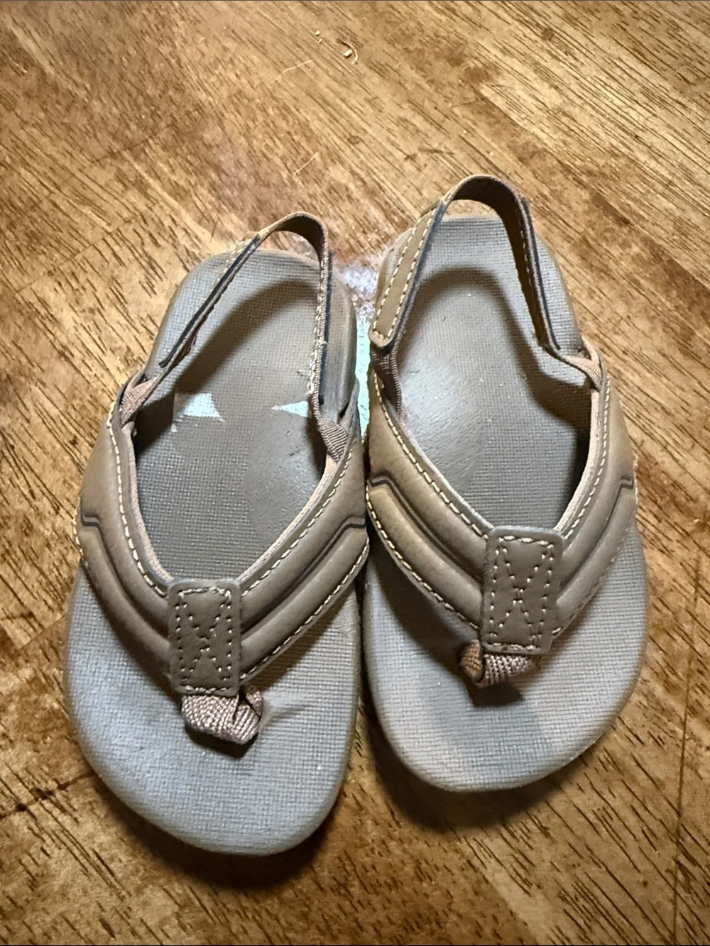 The Children's Place Tan Kids Flip-Flop Sandals